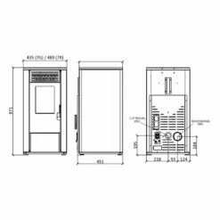 Wamsler / Westminster Pelletofen WPO 7R - 7,5 KW -Küchengrill Geschäft wamsler westminster pelletofen wpo 7r 75 kw4