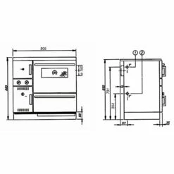 Wamsler Zentralheizungsherd Wassergeführt - K 148 F - 23 KW 12 Wamsler Zentralheizungsherd Wassergeführt - K 148 F - 23 KW -Küchengrill Geschäft wamsler zentralheizungsherd wassergefuehrt k 148 f 23 kw6