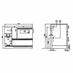 Wamsler Zentralheizungsherd Wassergeführt K 178 K - 27 KW 8 Wamsler Zentralheizungsherd Wassergeführt K 178 K - 27 KW -Küchengrill Geschäft wamsler zentralheizungsherd wassergefuehrt k 178 k 27 kw4