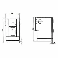 Wamsler Zentralheizungsherd Wassergeführt K158 -Küchengrill Geschäft wamsler zentralheizungsherd wassergefuehrt k1585