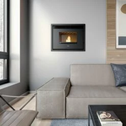 Wassergeführter Pelletkamineinsatz Cadel - Saturno 16 - 18 KW -Küchengrill Geschäft wassergefuehrter pelletkamineinsatz cadel saturno 16 18 kw2