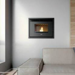 Wassergeführter Pelletkamineinsatz Cadel - Saturno 16 - 18 KW -Küchengrill Geschäft wassergefuehrter pelletkamineinsatz cadel saturno 16 18 kw3