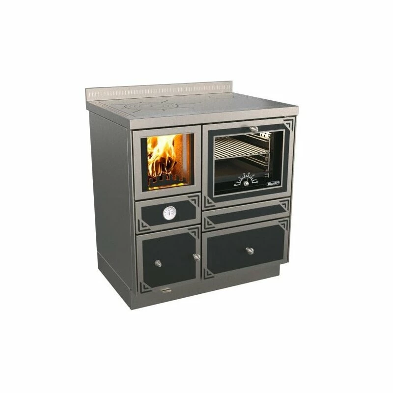 Zentralheizungsherd Rizzoli - Serie RTVE Mit Backofen - RTVE 80 - Epoka - 22 KW 1 Zentralheizungsherd Rizzoli - Serie RTVE Mit Backofen - RTVE 80 - Epoka - 22 KW