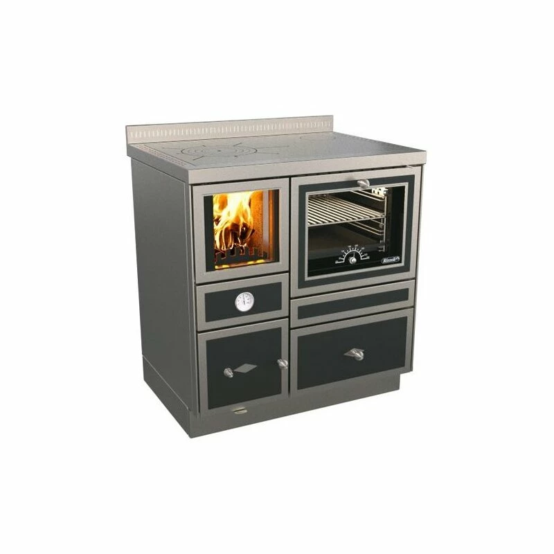Zentralheizungsherd Rizzoli - Serie RTVE Mit Backofen - RTVE 80 - Epoka - 22 KW 2 Zentralheizungsherd Rizzoli - Serie RTVE Mit Backofen - RTVE 80 - Epoka - 22 KW – Bild 2