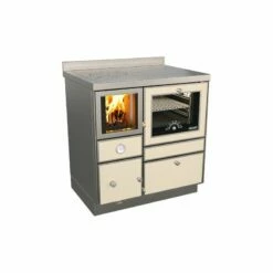 Zentralheizungsherd Rizzoli - Serie RTVE Mit Backofen - RTVE 80 - Variant - 22 KW -Küchengrill Geschäft zentralheizungsherd rizzoli serie rtve mit backofen rtve 80 variant 22 kw3